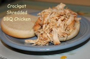 CrockPot Shredded BBQ Chicken